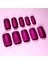 Pembe Mat French Takma Tırnak Lüks Profesyonel Uzun Kare Köşeli Ballerina Nail Art Yapıştırıcılı Set 2