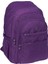 1630 Krinkıl Kumaş Su Geçirmez Okul Sırt Çantası Mor 1