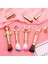 Profesyonel Kabuki Makyaj Fırçası Kapaklı Yumuşak Allık Pudra Aydınlatıcı Makeup Brush 2
