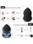 Siyah Makyaj Süngeri 100% Non Latex Ultra Soft Concealer Kontür Fondöten Yumuşak Vegan Makeup Sponge 2