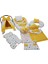 Renkli Yıldız Sarı Tasarım 9 Parça Babynest Set 1