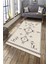 Siyah Geometrik Şekilli Kilim Desenli Halı Makinede Yıkanabilir 1