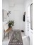 Gri Kilim Desenli Halı Makinede Yıkanabilir 3