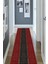 Kilim Desenli Kırmızı-Siyah Halı Makinede Yıkanabilir 3