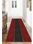 Kilim Desenli Kırmızı-Siyah Halı Makinede Yıkanabilir 2