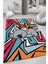 Graffiti Koala Desenli Halı Makinede Yıkanabilir 4