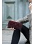 Günlük Kullanım İçin Hem Şık Hem Pratik, Bozuk Para Bölmeli, Hakiki Deri, Unisex, Fermuarlı Cüzdan Glory Bordo 5