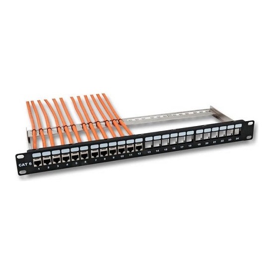 ODS  -PMDLR MODULER BOŞ 24 PORT PATCH PANEL Resim-1