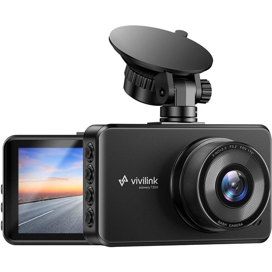 Vantop Vivilink T20X 2.5K Yüksek Kalite Akıllı Araç İçi Kamera - 170° Geniş Açı Lens - Sony Sensör - Gece Görüş - WDR - 3 Inch IPS Ekran - G-Sensor - 24h Park Modu