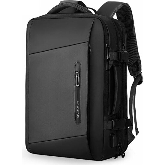 Mark Ryden Expandos USB Şarj Portlu Laptop Sırt Çantası - Siyah (Yurt Dışından)