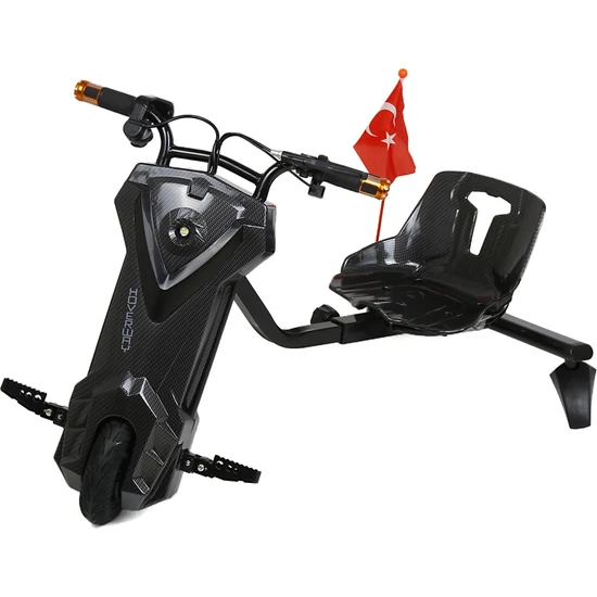 Hoverway Howerway Drıft Scooter Drift Scooter PWS807-CARBON-FIBER Siyah