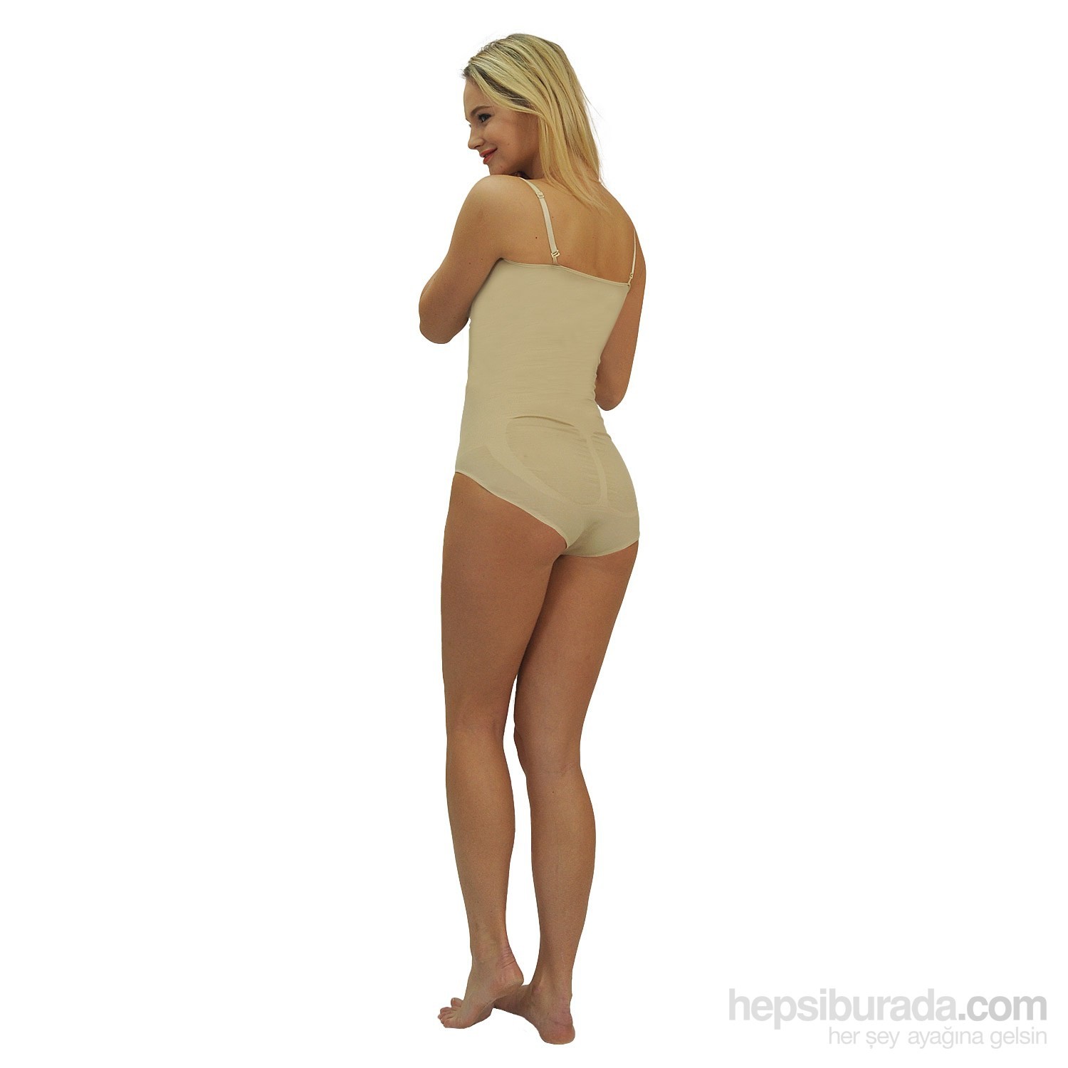Emzik Form Göğüs Altı Çıtçıtlı Body Korse görsel 3