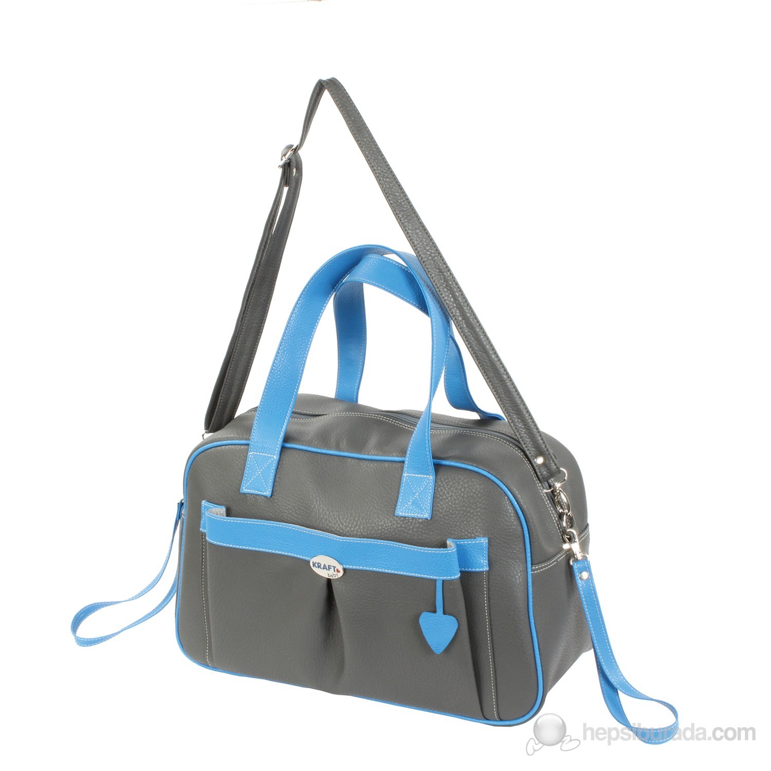 Kraft Bebek Bakım Çantası EC 1303 / MaviGri Fiyatı