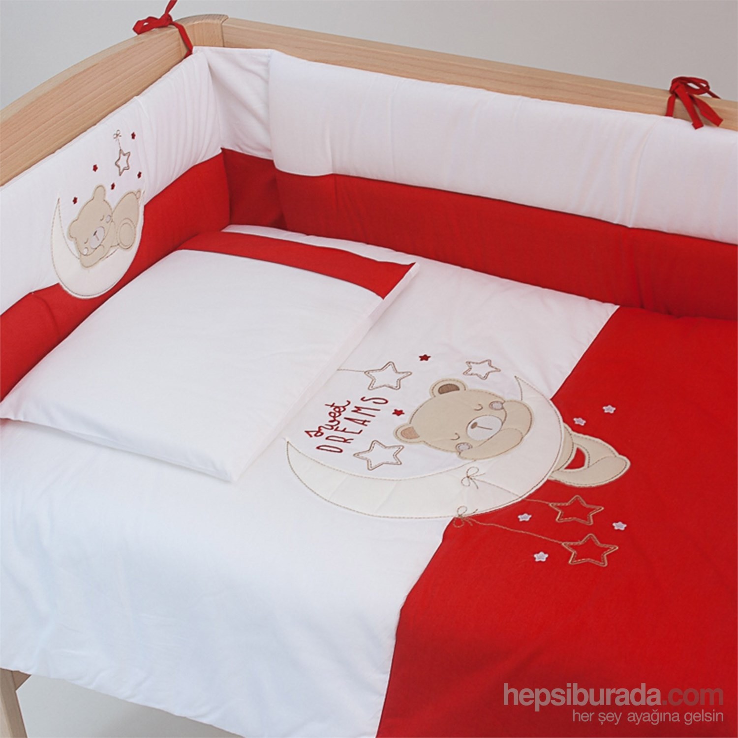 Lolybon Dreams Park Yatak Uyku Seti Kırmızı 60X120 Fiyatı