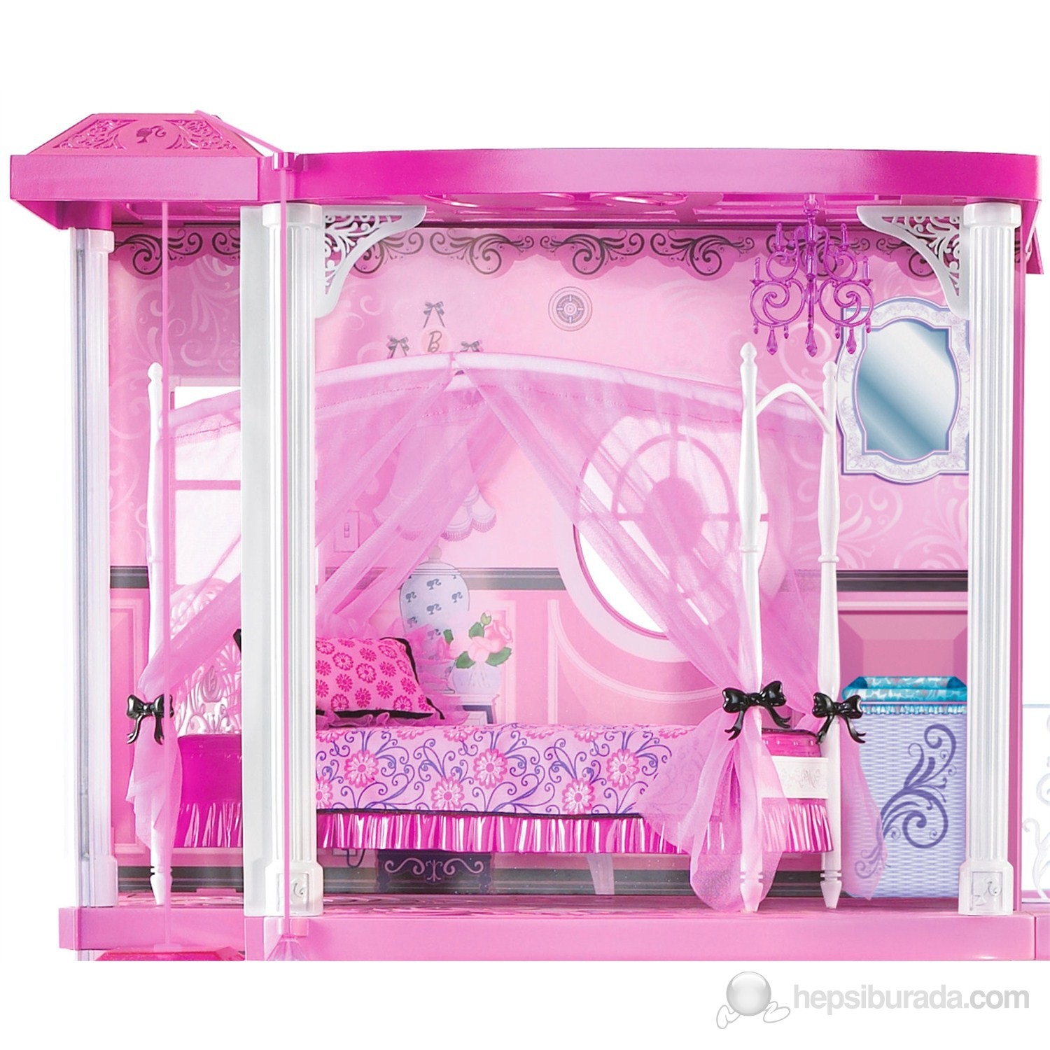 barbie dream house canopy bed