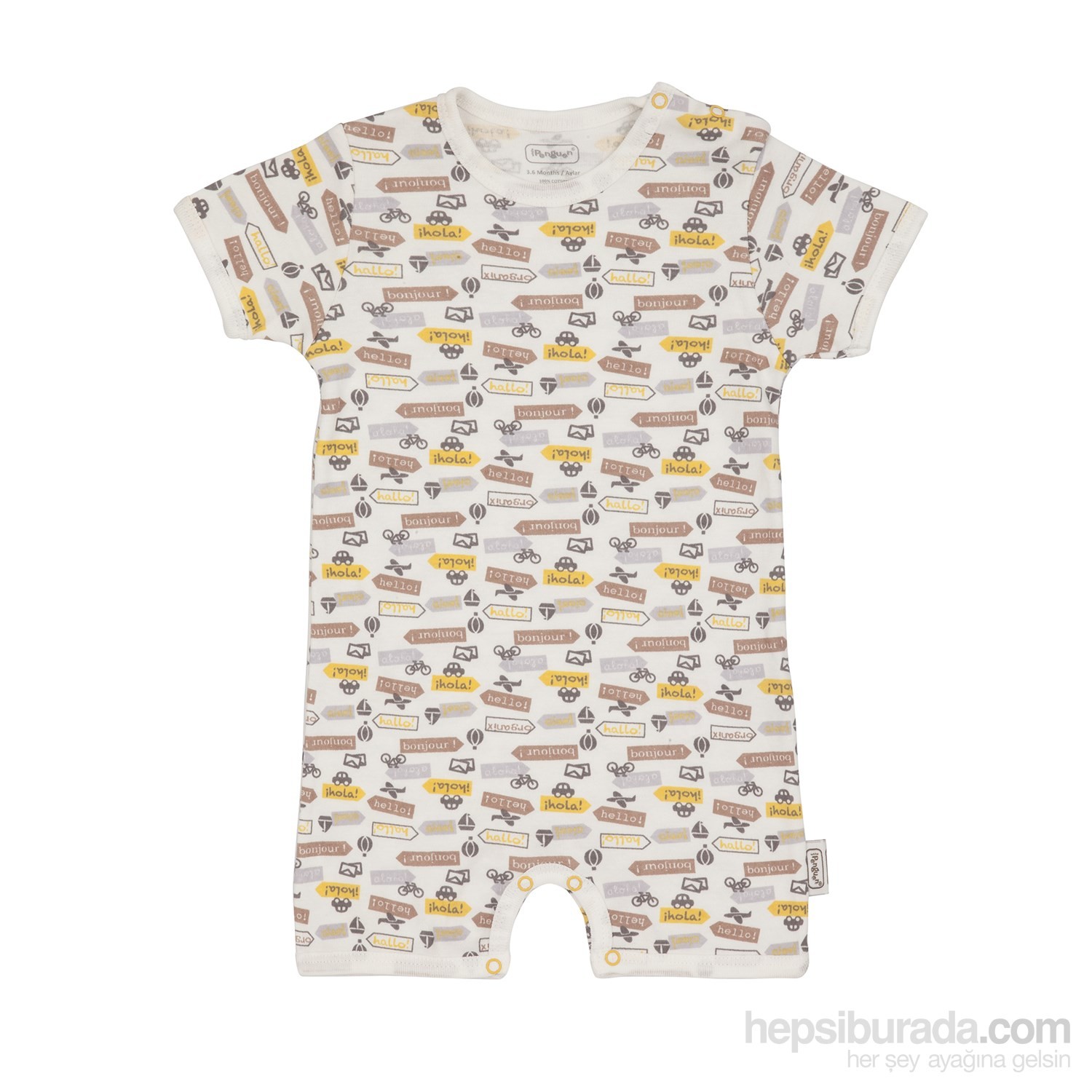 Bebek Kısa Kollu Şort Tulum Fiyatı Taksit Seçenekleri