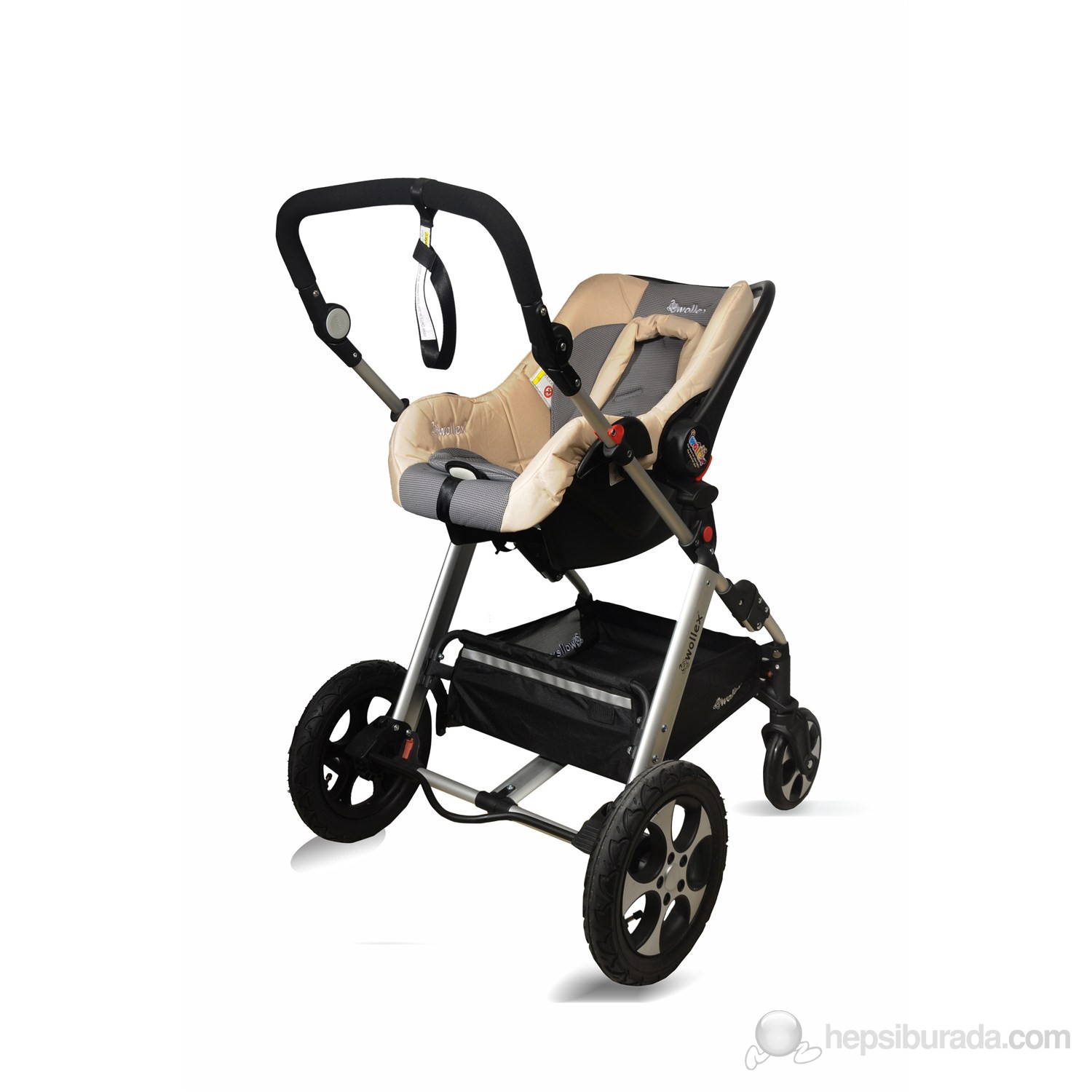 Wollex New York Seyahat Sistem Bebek Arabası Bronx / Bej