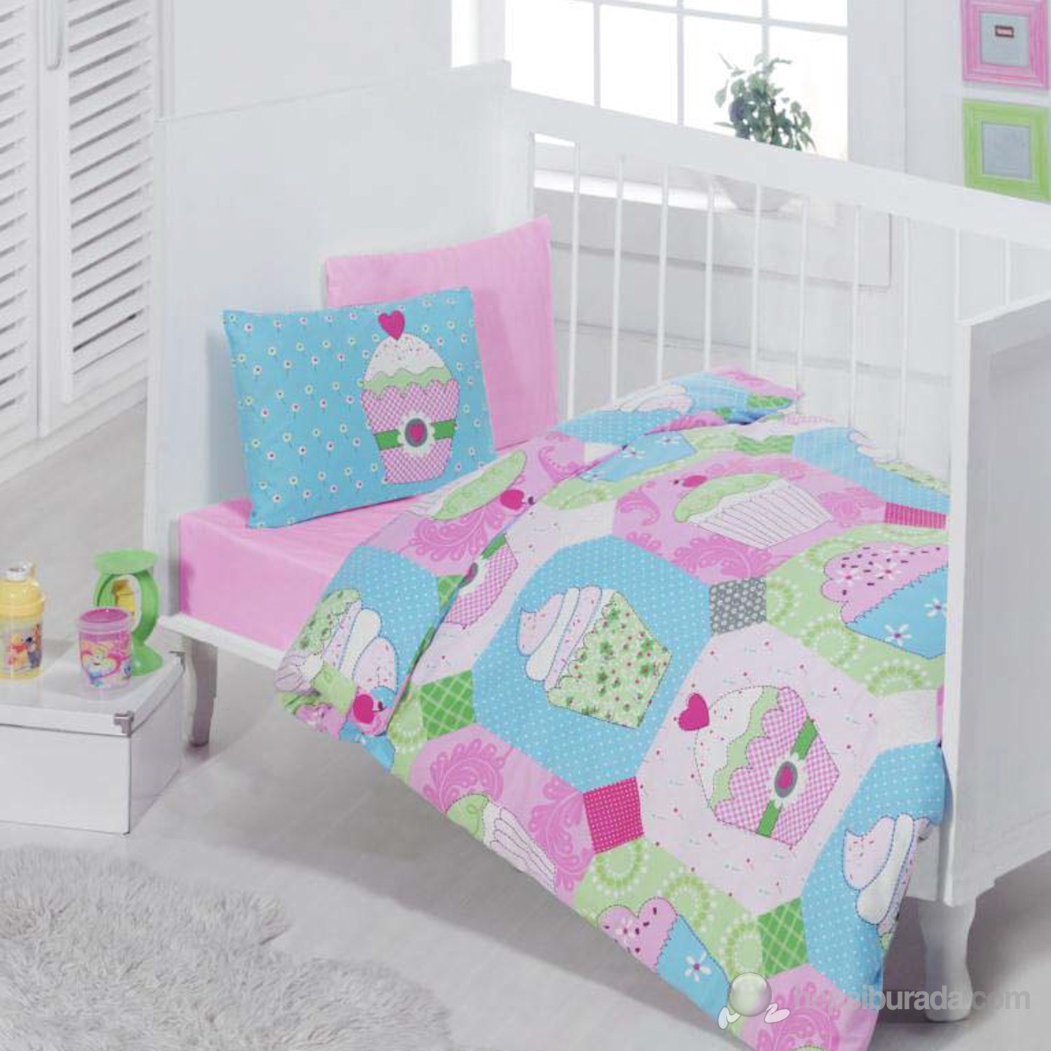 Cotton Box Bebek Nevresim Takımı Pasta Pembe Fiyatı