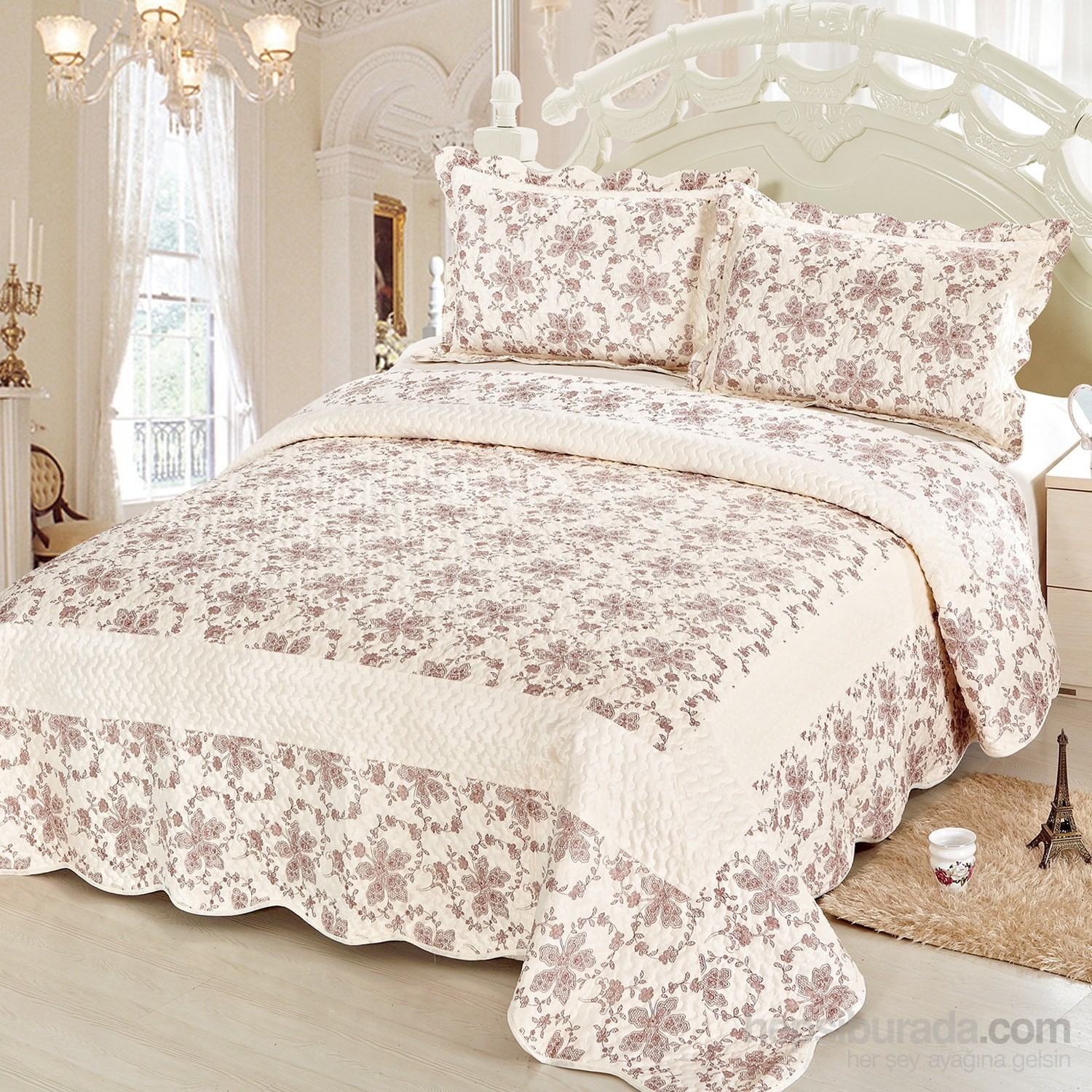 Cotton House Home Collection Nubuk Meleni Çift Kişilik