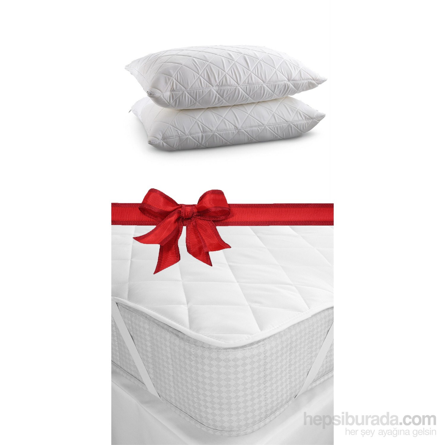 Alla Turca Kapitone Alez Tek KişilikYatak Koruyucu2 Adet