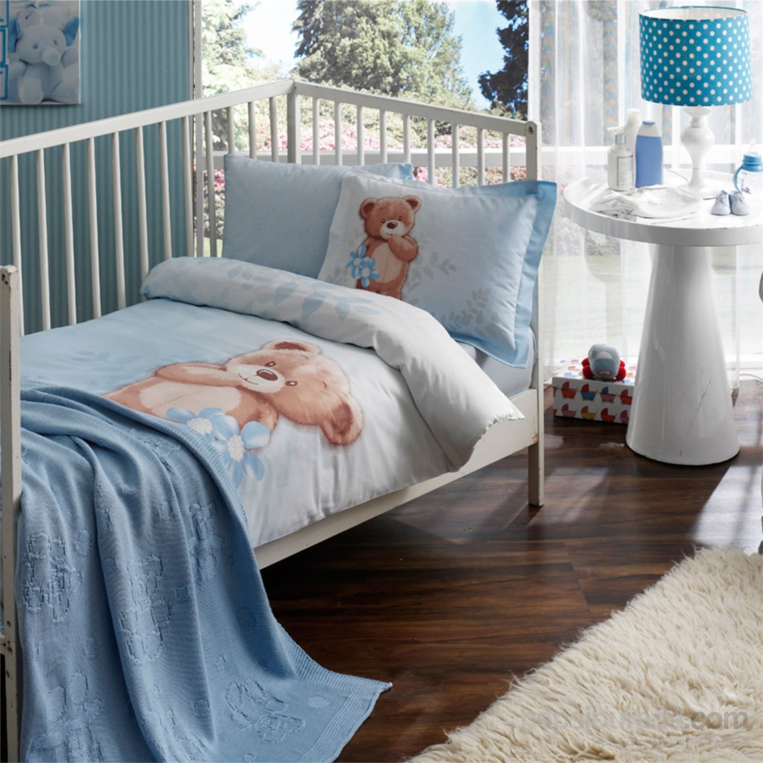 Taç Battaniyeli Pretty Bear Bebek Nevresim Takımı Fiyatı