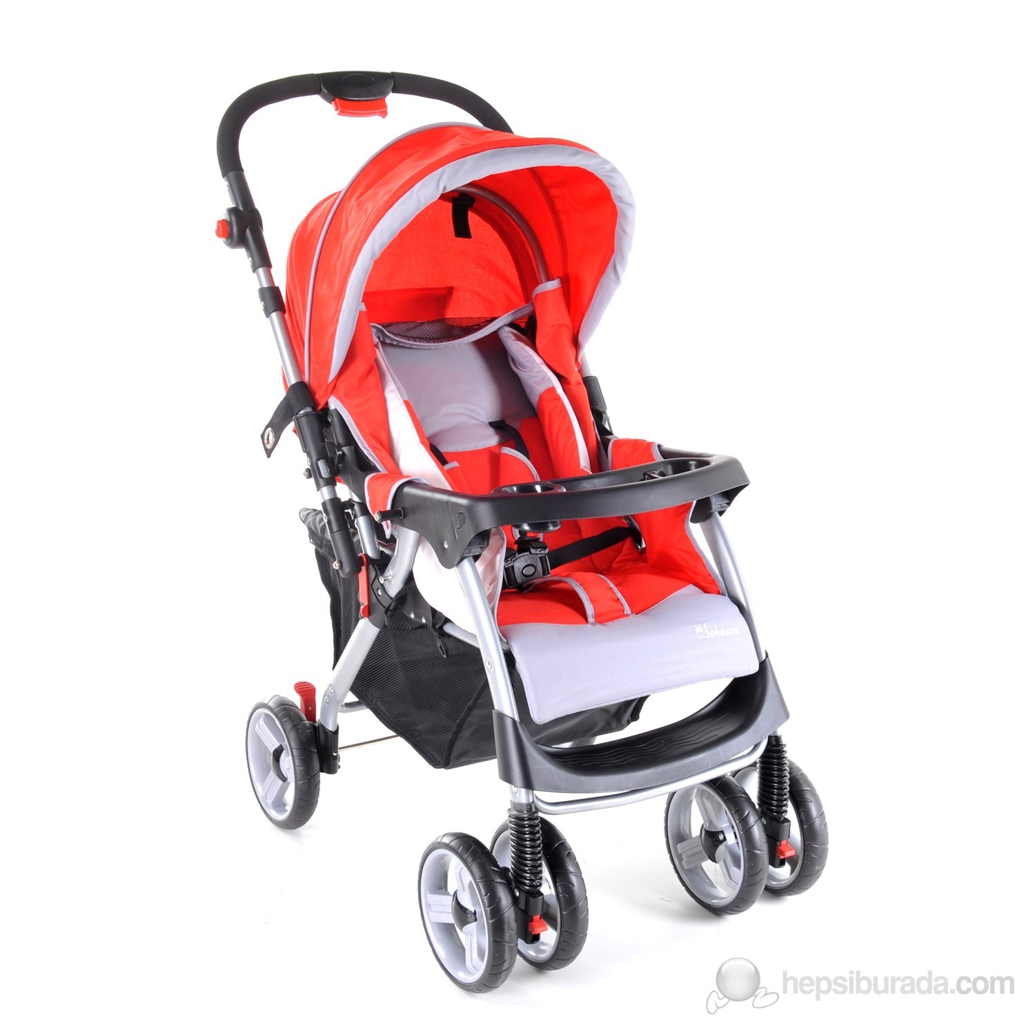 Johnson Comford Çift Yönlü Bebek Arabası / Kırmızı Fiyatı