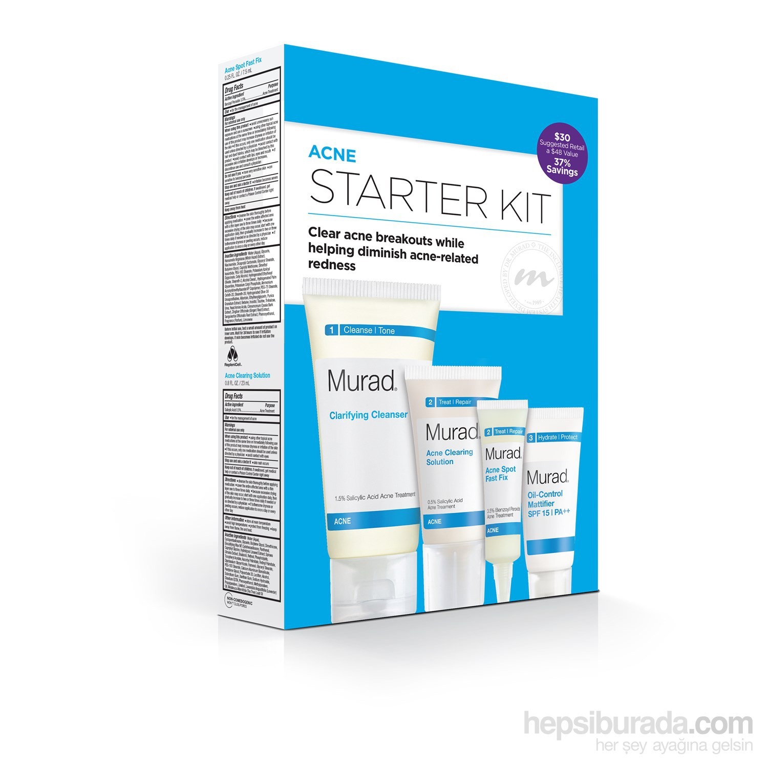 Dr. Murad Blemish Control Starter Kit 2014 Sivilce Fiyatı