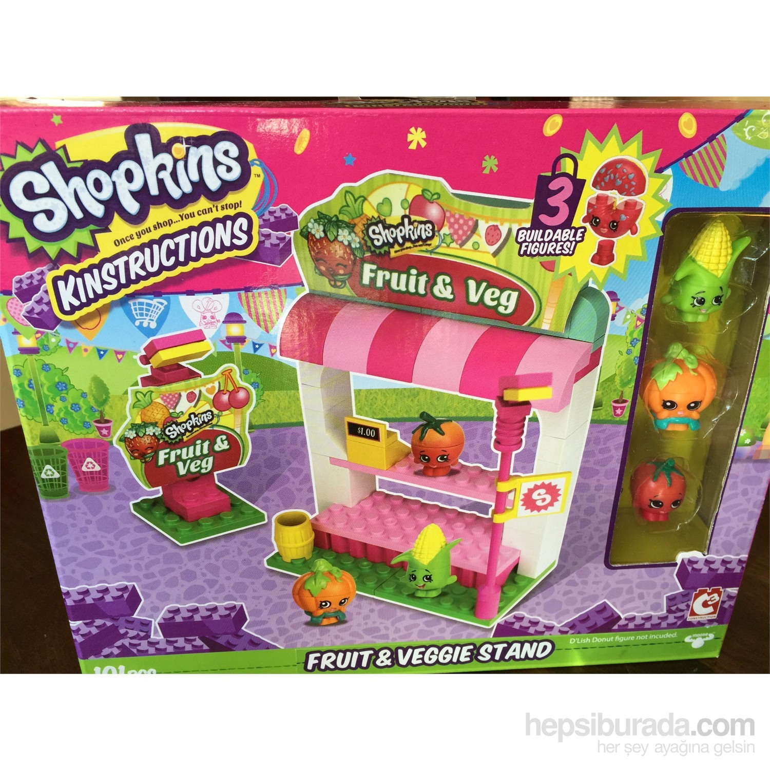 Shopkins Kinstructions Fruit&Veggie Stand Lego Seti Fiyatı
