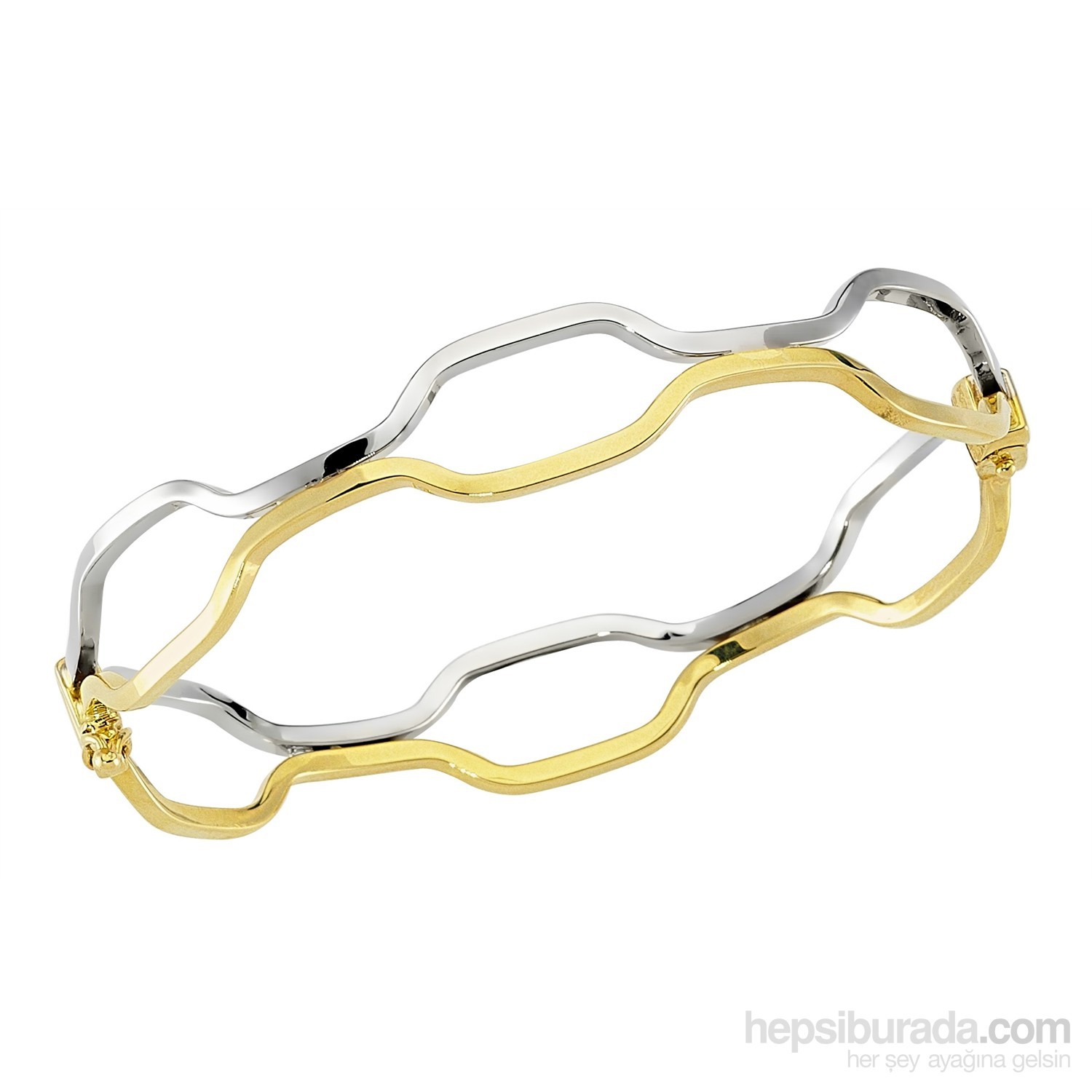 Koçak Gold 14 Ayar Sarı Beyaz Altın Bilezik Fiyatı