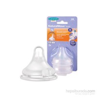 Lansinoh Natural Wave Biberon Emziği 2'li / Yavaş Akışlı