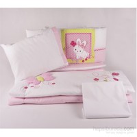 Aybi Baby Bunny Kenar Korumali Oyun Parkı Uyku Seti Pembe