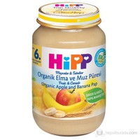 Hipp Organik Elma ve Muz Püreli Kavanoz Maması 190 gr