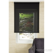 Comforsun Siyah Transparan Screen Stor Perde 80x200