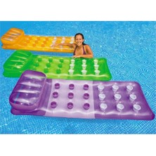 İntex Yetişkin Renkli Bardaklı Deniz Yatak Sarı Renk Yatak