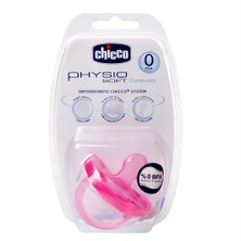 Chicco Physio Soft (Silikon Pembe / 0M+ / Tekli)
