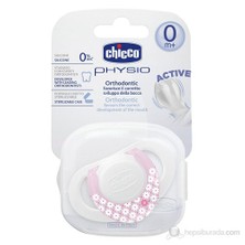 Chicco Physio Silikon Emzik Kız 0 ay+ Tekli