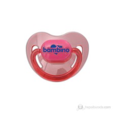 Bambino Silikon Damaklı Emzik No:1 / Pembe / 0-6 Ay