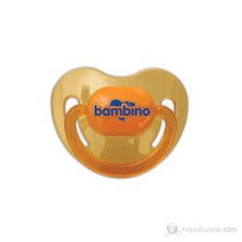 Bambino Silikon Damaklı Emzik No:2 / Turuncu / 6-18 Ay