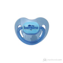 Bambino Silikon Damaklı Emzik No:3 / Mavi / 18+ Ay