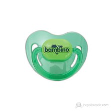 Bambino Silikon Damaklı Emzik No:3 / Yeşil / 18+ Ay