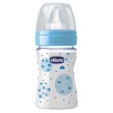 Chicco Wellbeing PP Biberon Erkek 150 ml Silikon Normal Akış