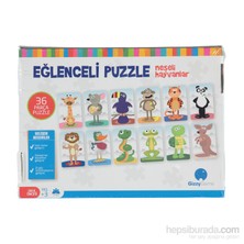 Eğlenceli Puzzle-Neşeli Hayvanlar