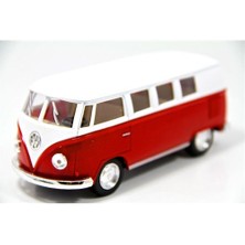 Kinsmart 1962 Volksvagen Minibüs (Kırmızı) 1:32 Metal Oyuncak
