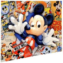 Mega Puzzles 200 Parça 3D Puzzle Breakthrough Mickey