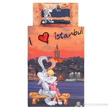 Taç Lisanslıfreemood Ranforce Nevresim Takımı  Looney Tunes B.Bunny Lol