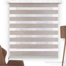 Brillant Zebra Perde Bambu 70X200 Krem cm