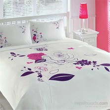 Taç Santa Lila Tek Kişilik Pike Takımı