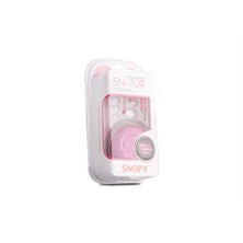 Snopy Sn-709 Pembe Mp3/Mp4 Lüks Kulaklık