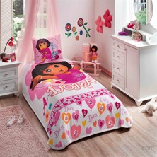 Taç Lisanslı Dora Adorable Tek Kişilik Pamuk Pike Takımı