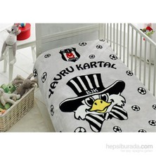 Beşiktaş Yavru Kartal Bebek Polyester Battaniye Desenli